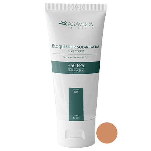 BLOQUEADOR SOLAR CON TINTE FPS 50 • 75 ML