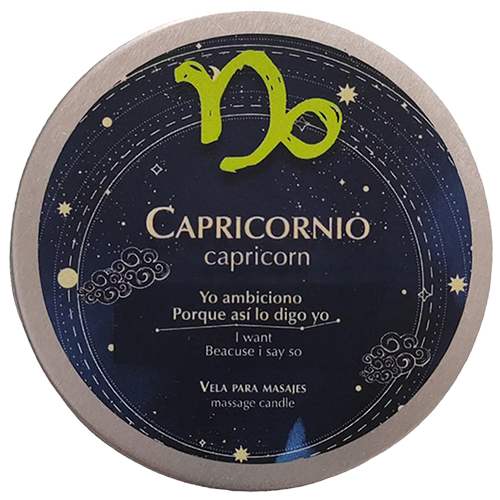 VELAS DE MASAJE CAPRICORNIO • 30 GR