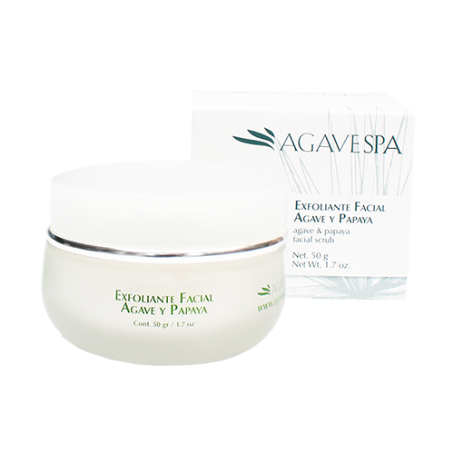 EXFOLIANTE FACIAL AGAVE Y PAPAYA • 50 GR