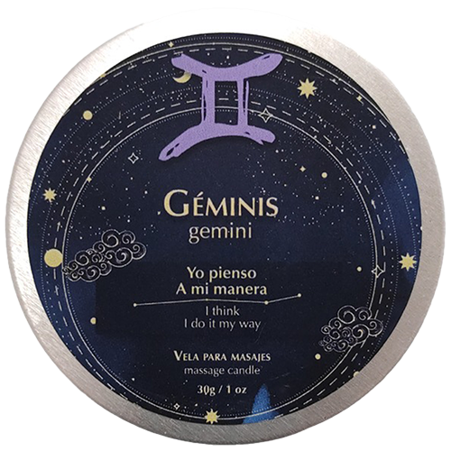 VELAS DE MASAJE GEMINIS • 30 GR