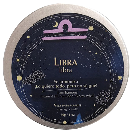 VELAS DE MASAJE LIBRA • 30 GR
