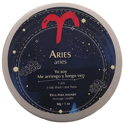ARIES MASSAGE CANDLES • 30 GR