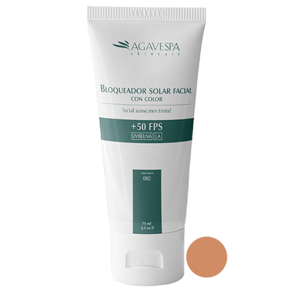 BLOQUEADOR SOLAR CON TINTE FPS 50 • 75 ML