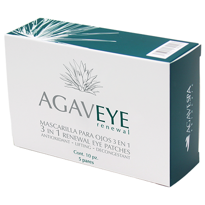 MASCARILLA PARA OJOS 3 EN 1 • CAJA CON 5 PARES