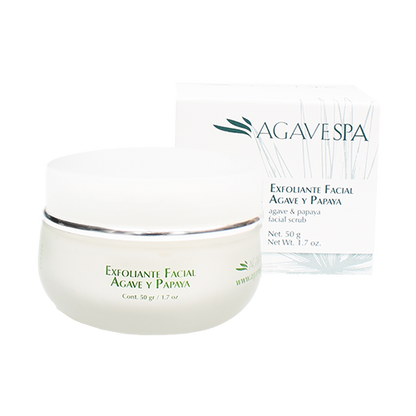 EXFOLIANTE FACIAL AGAVE Y PAPAYA • 50 GR