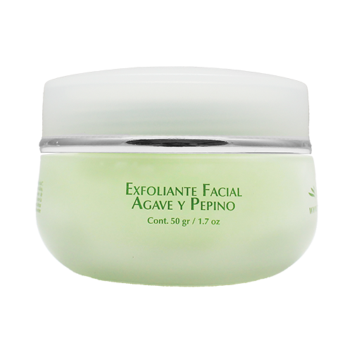 EXFOLIANTE FACIAL AGAVE Y PEPINO • 50 GR