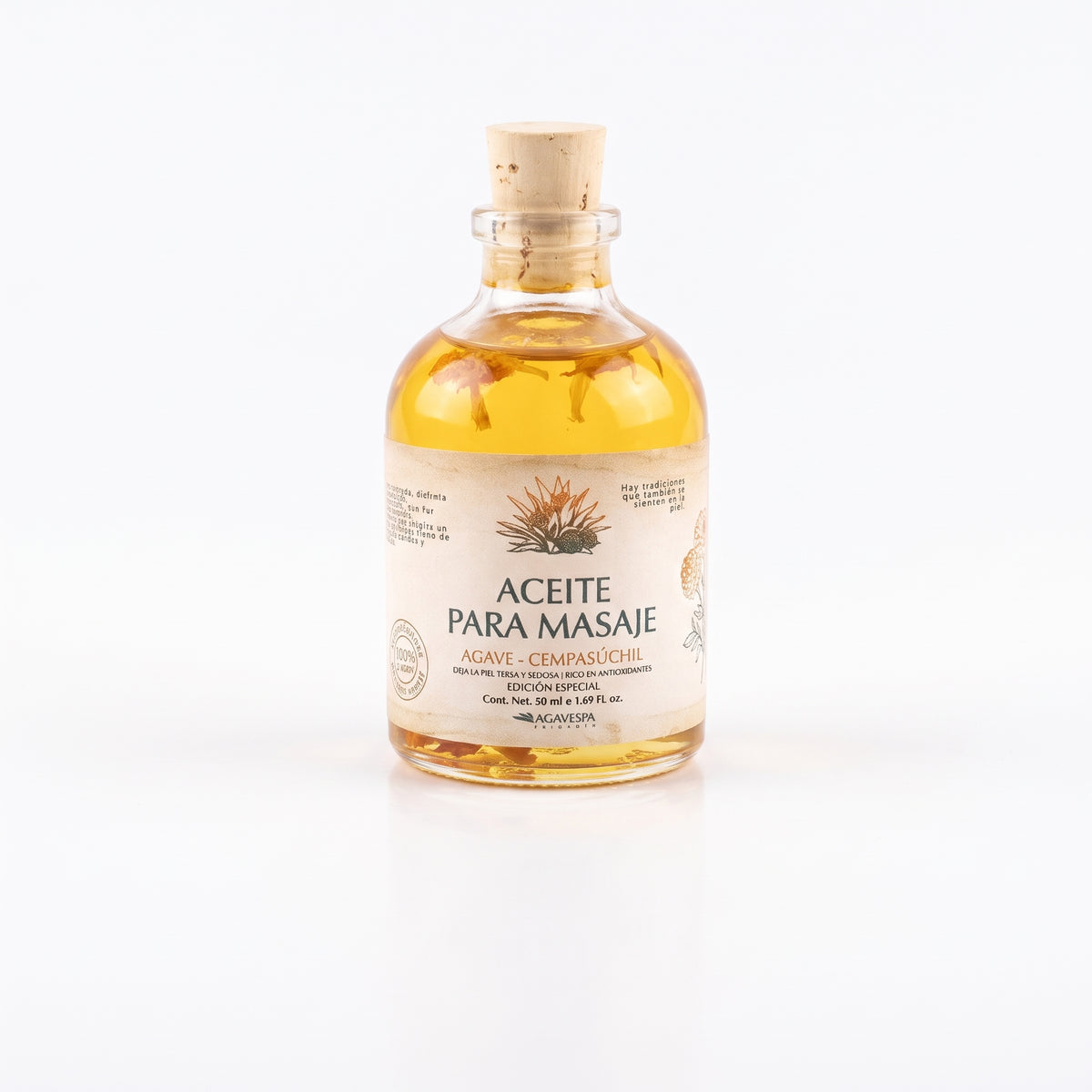 Aceite para masaje Agave - Cempasúchil 50 ml