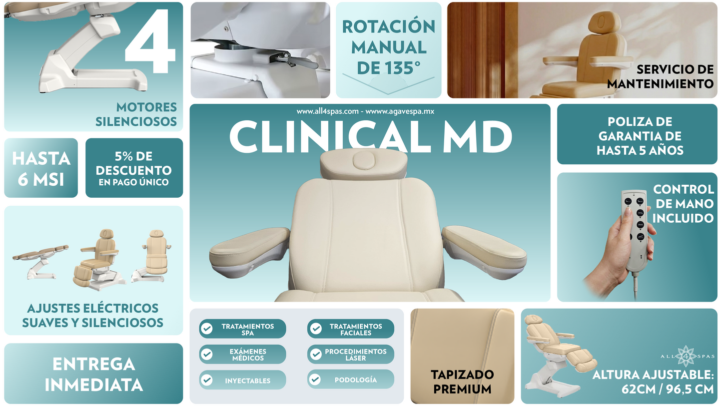 Clinical MD - Sillón tratamientos medico