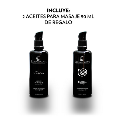 SET DE PIEDRAS DELUXE PARA MASAJE CORPORAL 64 PIEZAS