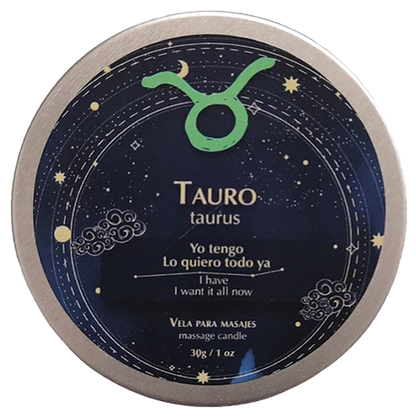 TAURUS MASSAGE CANDLES • 30 GR