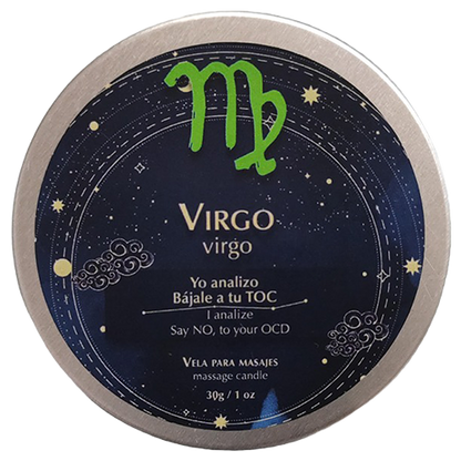 VIRGO MASSAGE CANDLES • 30 GR