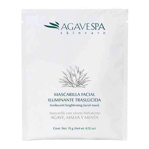 TRANSLUCENT ILLUMINATING MASK • 15 GR • BOX WITH 15 PCS