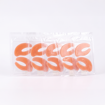AGAVEYE cempasúchil - Mascarilla para ojos 3 en 1 (Paquete de 5 piezas)